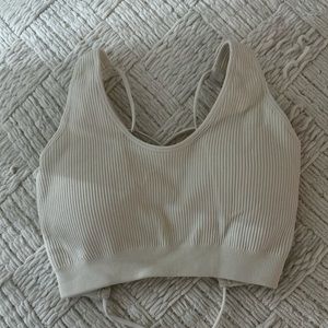 Bo And Tee Lace Back Sports Bra